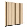 Akustický panel - Akustický panel, drevená dyha, prírodný, dubový vzhľad 520x520x22 mm