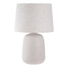 Stolová lampa Croft - Stolová lampa, keramika, piesková štruktúra