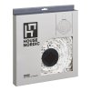 Harwood LED lampáš - lampáš, dobíjací s integrovaným solárnym panelom, biely