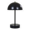 Stolná lampa Holt - Stolná lampa, dobíjacia, kov, čierna/mosadz