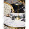 Lyneham Table Lamp - Stolná lampa, dobíjacia, kov, mosadz