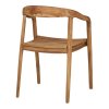 Jedálenská stolička Otero - Jedálenská stolička, teak, prírodná