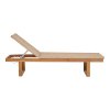Derby Sun Lounger - Lehátko, teak/polyratan, prírodné