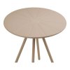 Barletta Bistro Table - Bistro stôl, polypropylén/oceľ, sivý, ø70x73,5 cm