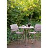 Barletta Bistro Table - Bistro stôl, polypropylén/oceľ, sivý, ø70x73,5 cm