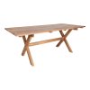 Jedálenský stôl Murcia - jedálenský stôl, teak, prírodný 200x90x75 cm