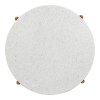 Konferenčný stolík Terracina - Konferenčný stolík, akácia/terrazzo, biely/prírodný ø84,5x38,5 cm