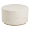 Konferenčný stolík Bonn - Konferenčný stolík, sklolaminát, terrazzo vzhľad ø70x40 cm