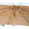 Orlando Parasol - slnečník, drevená tyč, piesok 300x300 cm