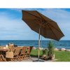 Austin Parasol - Slnečník s náklonom, drevená tyč, piesok, ø300 cm