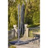 Baza Závesný slnečník - Závesný slnečník vrátane podstavca, alu stok, čierny295x295 cm