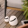 Derry LED lampa - Lampa, dobíjacia, biela