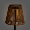 Salfordská lampa - lampa, dobíjacia s integrovaným solárnym panelom, hnedá/čierna