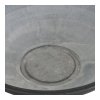 Fleuriste Waterflower-Bowl - Misa na vodné kvety, svetlý kompozit, tmavosivá ø60 x 16,5 cm