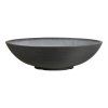 Fleuriste Waterflower-Bowl - Misa na vodné kvety, svetlý kompozit, tmavosivá ø60 x 16,5 cm