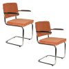 Kreslo Ridge Rib Orange 19a