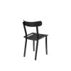 ZUIVER FRIDAY záhradná stolička: Čierna