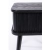 ZUIVER BARBIER príručný stolík: Čierna