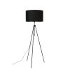 ZUIVER LESLEY podlahová lampa: Čierna