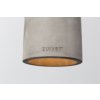 ZUIVER LEFT LAMPA: Sivá