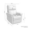 RELAXAČNÉ KRESLO 1 MOTOR MISAKI TAUPE