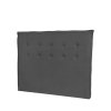 ČELO POSTELE ALISIO 135/140 TMAVO SIVÉ ČALÚNENÉ