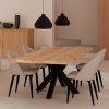GRACE TABLE 180 NATURAL/BLACK