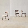 KEIRA WALNUT stolička: Sivá - tmavá