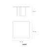 teulat arq square jedalensky stol