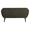 377863 156 03 VS Rocco bank 150cm velvet warmgroen B1