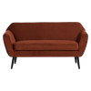 377863 126 01 VS Rocco bank 150cm velvet roestbruin F1
