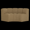 377902 GM 01 VS Mojo eetbank halfronde hoek rugleuning boucle geelbruin melange F1