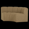 377902 GM 02 VS Mojo eetbank halfronde hoek rugleuning boucle geelbruin melange FA