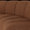 377902 RM 05 VS Mojo eetbank halfronde hoek rugleuning boucle roestbruin melange C1