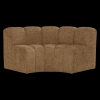 377902 WH 01 VS Mojo eetbank halfronde hoek rugleuning wollig honinggeel F1