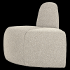 377901 EM 02 VS Mojo eetbank hoek rond rugleuning boucle beige melange FA