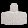 377901 CM 01 VS Mojo eetbank hoek rond rugleuning boucle ecru melange F1