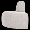 377901 CM 02 VS Mojo eetbank hoek rond rugleuning boucle ecru melange FA