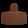 377901 RM 01 VS Mojo eetbank hoek rond rugleuning boucle roestbruin melange F1
