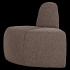 377901 BM 02 VS Mojo eetbank hoek rond rugleuning boucle bruin melange FA
