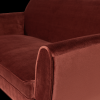 377863 R 04 VS Rocco bank 150cm velvet bordeauxrood C1