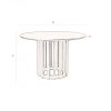 dutchbone batrlet 120 jedalensky stol