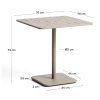 brai taupe 70 zahradny stol