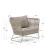 saconca beige zahradne kreslo