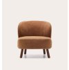 ulit chenille walnut kreslo