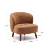 ulit chenille walnut kreslo