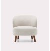 ulit chenille walnut kreslo