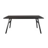 ZUIVER SETH BLACK stôl: 180x90x75