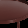 375731 O 02 VS Mesa bijzettafel 34x60cm hout bordeauxrood C1