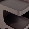 377999 D 05 VS Vire bijzettafel metaal donkerbruin C1